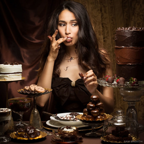 Chocolate Indulgence Creative Director, Photographer, Retoucher: Sam Breach http://www.sambreach.com Hair and Make Up: Hayley Fenech http://www.hayleynoelartistry.com/ Model: Lissette Maravilla All Rights Reserved 2015